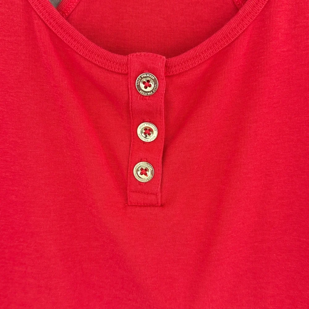 Lilly Pulitzer Vibrant Red Tank Top - Picture 4 of 6